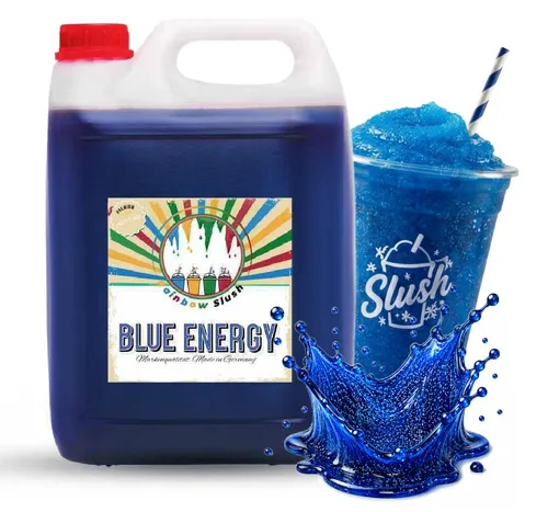 Produktbild Rainbow Slush Sirup Blue Energy Geschmack 5L 1:5 AZO & glyzerinfrei