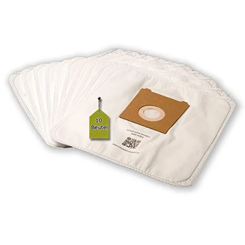 McVac Staubsaugerbeutel kompatibel mit Bosch BSG62223 Logo Pro Parquet, 10 Staubbeutel + 1 Mikro-Filter ähnlich wie Original Bosch Staubsaugerbeutel Typ D, E, F, H, G XL, G XXL