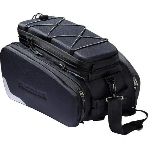 Racktime Odin Fahrradtasche – 13 L + 10 L, schwarz