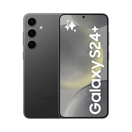 Samsung Galaxy S24+ AI Smartphone, Android-Handy ohne Vertrag, 12 GB RAM, 256 GB Speicher, 50-MP-Kamera, Lange Akkulaufzeit, Onyx Black, 3 Jahre Herstellergarantie