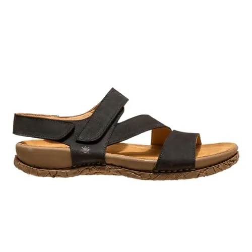 El Naturalista Damen Trekking Sandalen TABERNAS - Wanderschuhe aus Glattleder mit flacher Laufsohle aus Softlight und recyceltem EVA, ideal für Outdoor-Aktivitäten und bequemes Wandern.
