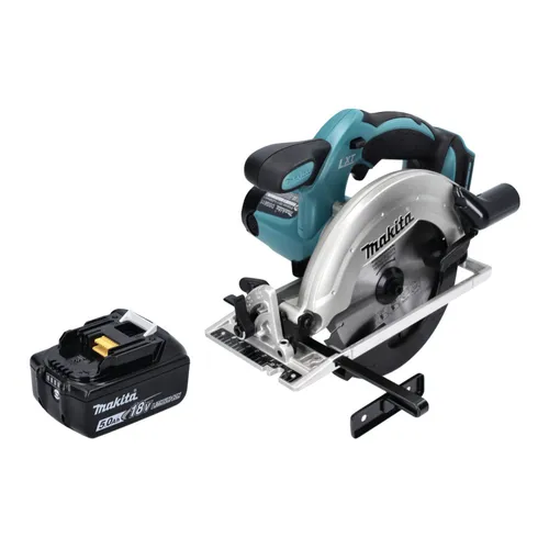 Makita DSS 611 T1 Akku Handkreissäge 18 V 165 mm - Sägen, leistungsstarke Akku-Handkreissäge mit 5,0 Ah Lithium-Ionen Akku für kabellose Flexibilität und präzise Schnitte.