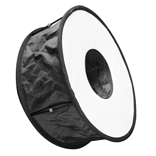 Walimex Pro Softbox RoundLight faltbar Softbox für Aufsteckblitze 46cm