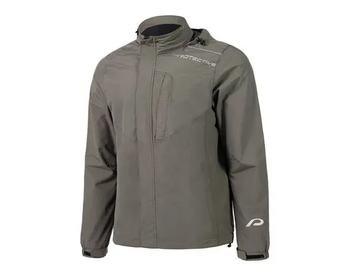 Protective Herren Rain II Jacke XL - Oliv - Leichte und bequeme Regenjacke, PFC-frei und ideal für verschiedene Outdoor-Aktivitäten.