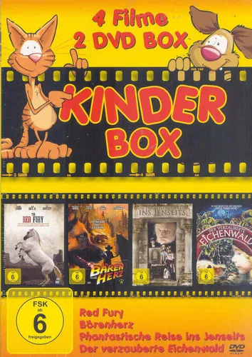 Red Fury + Bärenherz + Der verzauberte Eichenwald - u.a. (Kinder Box) - 2 DVD