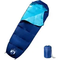 vidaXL Mumienschlafsack für Erwachsene - 3 Jahreszeiten Camping Schlafsack - Schlafsäcke für Erwachsene, ideal für Camping, Trekking und Reisen. Langlebig, wasserfest und mit Mumienform für optimale Wärmeisolierung.