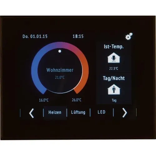Berker 75740101 Touch Control mit TFT-Display von Berker