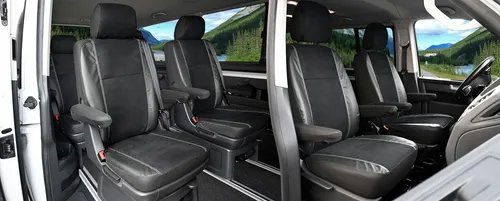 Sitzbezüge geignet für VW T6.1 / T6 - Multivan - 7-Sitzer - Kunstleder