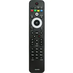 Ersatz Fernbedienung für   Philips  TV  42PFL5624H/12 | 42PFL7404H | 42PFL7404H/12 | - Schwarz