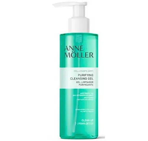 Anne Möller Gesichts-Reinigungsmilch Clean Up Purifying Cleansing Gel 400ml - Effektives Gesichtsreinigungsgel mit beruhigenden Pflanzenextrakten, ideal für eine sanfte und gründliche Reinigung der Haut. Perfekt für alle Hauttypen.