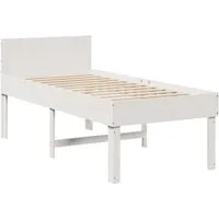 vidaXL Massivholzbett 90x190cm aus Kiefernholz von vidaXL