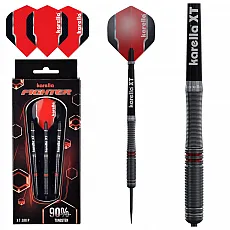 Steeldart Karella Fighter - Schwarz - 90% Tungsten - 24g - Pfeile, hochentwickelter Dartpfeil mit 90% Tungsten für optimale Präzision und ein ansprechendes Design.