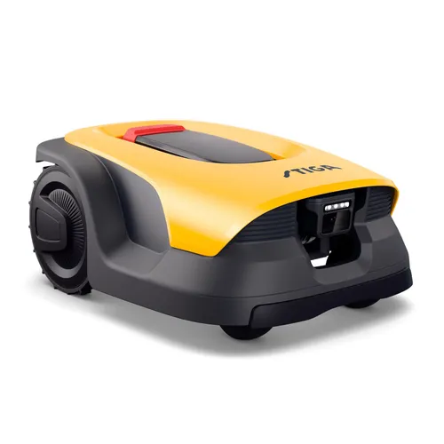 STIGA A 6v - Autonomer Mähroboter mit RTK für 600 m² - Innovativer Mähroboter für bis zu 600 m² Rasenfläche, ohne Begrenzungskabel. Mit präzisem STIGA Vista KI-System und bis zu 10 Mähzonen, ideal für jeden Garten.