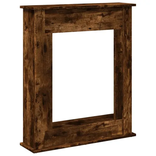 vidaXL Kaminumrandung Räuchereiche 75x20x87,5 cm