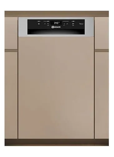 Bauknecht BK6PC11BS7A0 Geschirrspüler - Energieeffizienter Geschirrspüler mit innovativer 6. Sinn Technologie für optimale Reinigungsergebnisse und Flexibilität im Alltag.