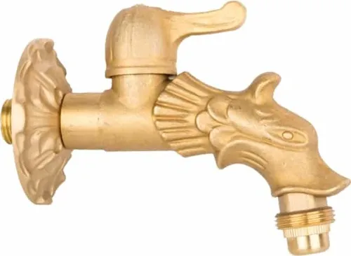 Nostalgie Auslaufventil Drachenkopf Hebel 1/2