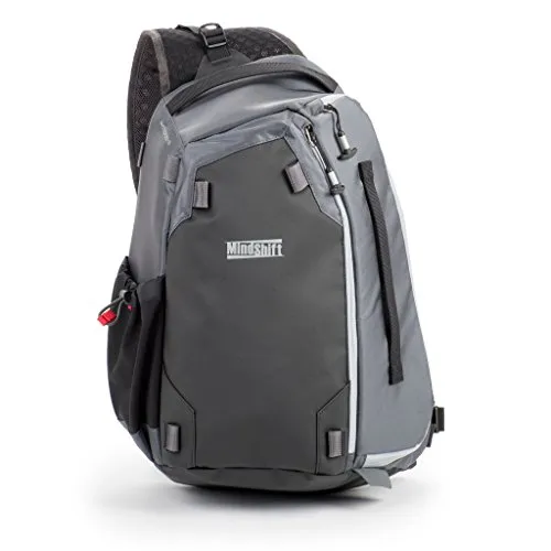 Mindshiftgear PhotoCross 13L Umhängetasche - grau - Umhängetasche für Fotografen, geräumig, robust und wetterfest mit innovativem Tragesystem für höchsten Komfort.