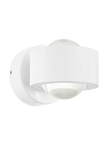 EGLO LED Wandlampe Ono 2, 2-flammige Wandleuchte - Moderne LED Wandleuchte mit Up and Down Light, ideal für jeden Raum. Bietet warmweißes Licht und ein elegantes Design aus Aluminium und Kunststoff.