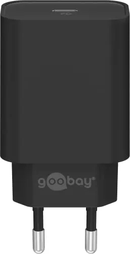 goobay 61754 USB-C Ladegerät 45W / Schnellladegerät PD/Universal USB Netzteil Adapter/Ladestecker/Fast Charger Typ C/Für Ladekabel von Samsung S22 S21 iPhone 14 / Handy Ladegerät/Weiß