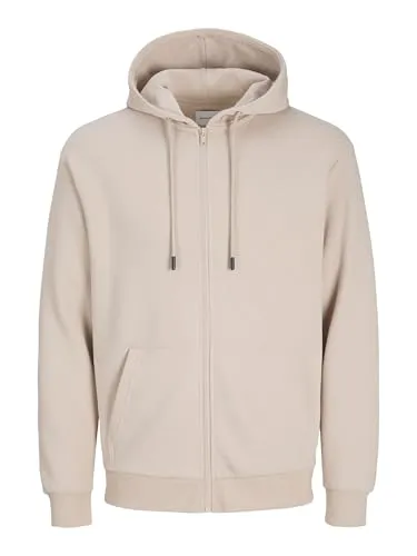 JACK & JONES JJEBRADLEY Sweat Zip Hood NOOS - Kapuzenpullover für Herren, locker geschnitten mit angenehmem Tragegefühl und weicher Haptik, ideal für lässige Looks.