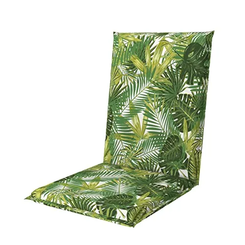 Doppler / Midilehner Living/Gartenstuhlauflage/Midilehner/Palmen/ca. 110 x 48 x 6 cm