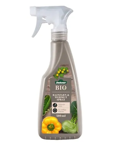 Dehner Bio Rainfarn und Wermutspray, Spezialpflege, hochwertiger Flüssigdünger, Dünger für Pflanzen / Gemüse, Pflanzenstärkungsmittel, 500 ml, bunt