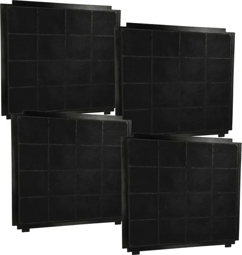 vhbw 4x Aktivkohlefilter kompatibel mit Airforce 100396, 5862000, 5Z9110X1 EG18151, ADEL YOUNG, AIRHDV6031, AIRHDV9031 Dunstabzugshaube