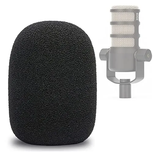 YOUSHARES PodMic Pop Filter - Mikrofon Windschutz Schaum für Rode PodMic Podcasting Mikrofon zum Ausblocken