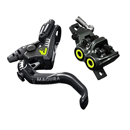 Magura MT7 Pro HC 1-Finger 4-Kolben Carbotecture SL Vorderrad Scheibenbremse - Hydraulische Scheibenbremse für universelle Fahrräder, bietet herausragende Bremskraft und Präzision mit nur einem Finger.