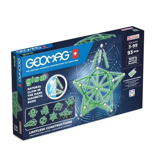 Geomag Geomag Glow Recycled 93 Teile
