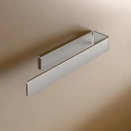 LIEBHEIM Handtuchhalter Ohne Bohren - Handtuchhalter Wand - Handtuchhalter Edelstahl gebürstet - Handtuchhalter Bad - Handtuchstange Badezimmer - Geschirrtuchhalter Küche