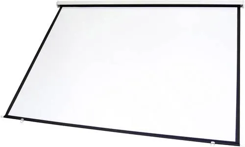 Eurolite 16:9 Leinwand 300 cm x 168 cm - Beamer-Leinwand mit Handauszug und Springrollo für schnelle und einfache Nutzung, ideal für Präsentationen und Filmabende.