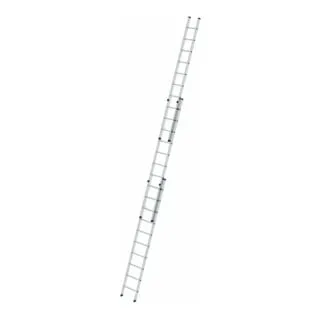 MUNK Aluminium-Schiebeleiter 3-teilig 3 x 10 Sprossen