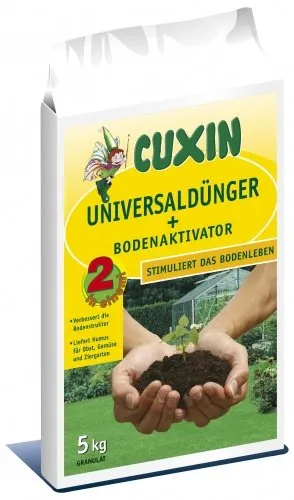 Universal + Bodenaktivator 5 kg – Vielseitiger Dünger - Effektiver Universal-Bodenaktivator für gesunde Pflanzen, ideal zur Verbesserung der Bodenstruktur und Nährstoffaufnahme.