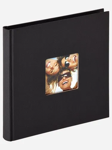 Walther Fotoalbum FA-199-B Designalbum Fun schwarz 18x18
