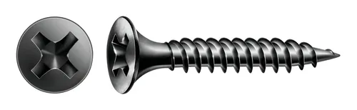 Spax GIX-A Trompetenkopfschraube 3,9 x 55 H2 Feingewinde phosphatiert - 1091170390555 (VPE: 500 Stück)