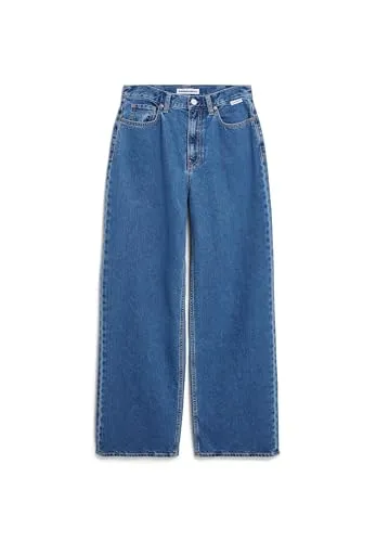ARMEDANGELS Damen Wide Jeans ENIJAA Regular Fit Daydream - Stylische Wide Jeans aus 100% recycelter Baumwolle, Regular Fit für optimalen Tragekomfort und nachhaltige Mode.