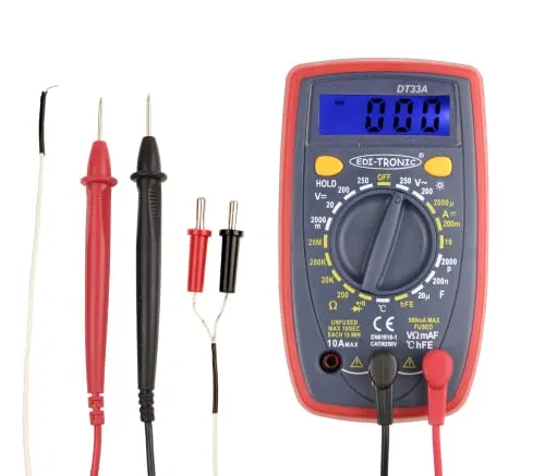Digital Multimeter Voltmeter Spannungsprüfer Kapazität Messgerät Temperatur
