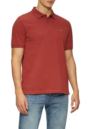 s.Oliver Poloshirt mit Logostickerei in Rot - XL - Herren-Shirts, aus 100% Baumwolle, atmungsaktiv und pflegeleicht, ideal für einen lässigen Look.