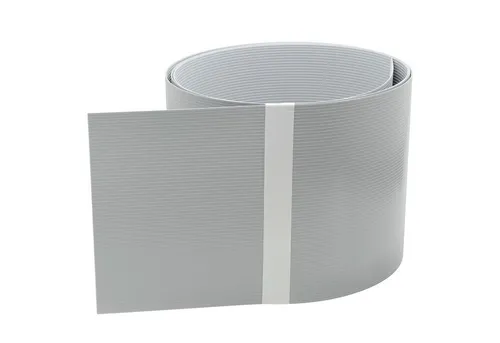 INTRA-TEC Sichtschutzstreifen Zaun-Sichtschutzstreifen aus Hart-PVC 252x19 cm Doppelstabmattenzäune, Windschutz, einfach zuschneidbar, pflegeleicht