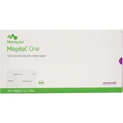 Mepitel One Wundauflage 10 x 18cm steril | 10 Stück - Sterile Wundauflage, ideal für die sanfte und schmerzarme Wundheilung, schützt die Haut und fördert die Heilung.