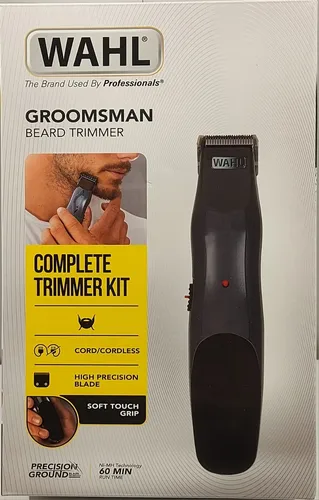 Wahl 09911 GroomsMan Trimmer - Schnurloser Haarschneider für präzise Konturen und einfaches Styling, ideal für die persönliche Pflege zu Hause.