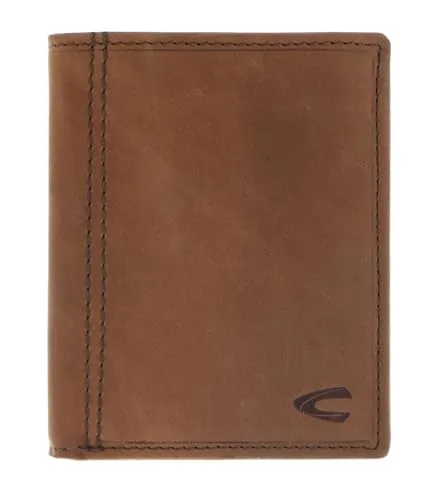camel active Vietnam Combi Wallet Brown - Herren-Geldbörsen mit einzigartigem Design, praktischer und übersichtlicher Aufteilung. Ideal als Geschenk, Maße: 9 x 12 x 2,5 cm.