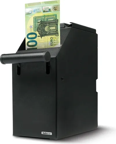 Safescan 4100 Geldschein Tresor - Card-Reader mit sicherem Geldschutz, ideal für den Einzelhandel und kleine Unternehmen, bietet höchste Sicherheit für Bargeld.