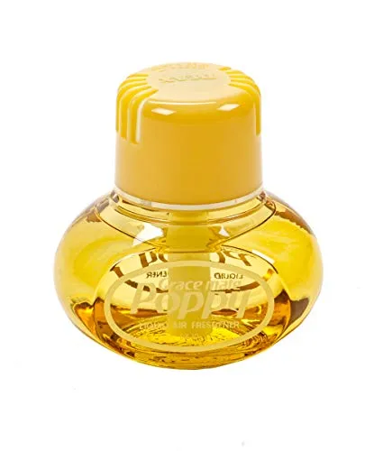 Lufterfrischer Poppy, mit Klebepad, Duft Inhalt 150 ml, Raumduft, LKW, Auto, Boot, Wohnmobil, Büro, Duft Gardenie