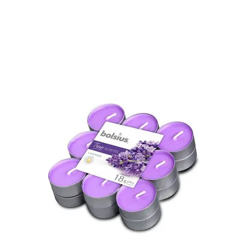Bolsius Duft-Teelich.Alu 4h Lavendel 18 Stück