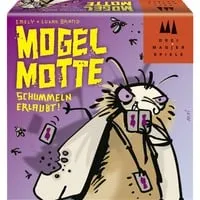 Schmidt Spiele DREI MAGIER SPIELE Mogel Motte 40862 - Freches Kartenspiel für 3-5 Spieler, clever schummeln und Spaß für die ganze Familie in nur 30 Minuten