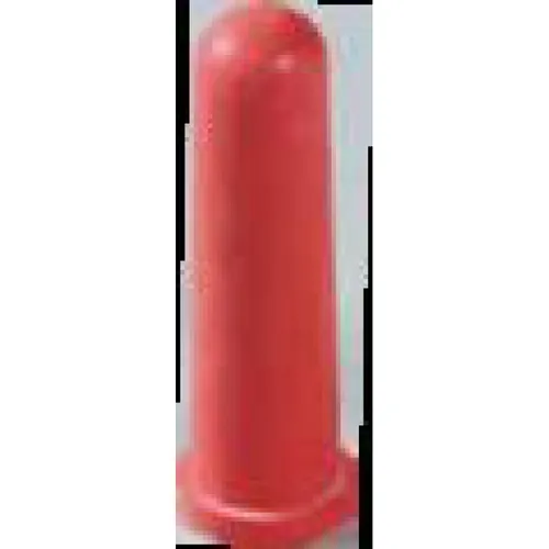 Ersatzsauger rot Kälbersauger 125 mm mit Schlitz