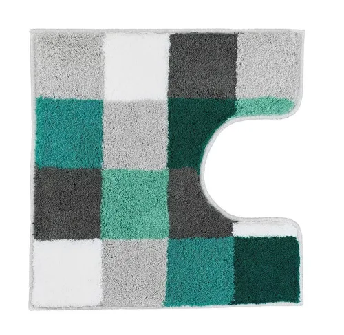 Kleine Wolke WC-Vorleger Caro, 55 x 55 cm, Petrol von Kleine Wolke