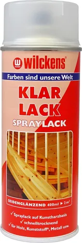 Wilckens Klarlack Spraylack seidenglänzend 0,4l 16100000140